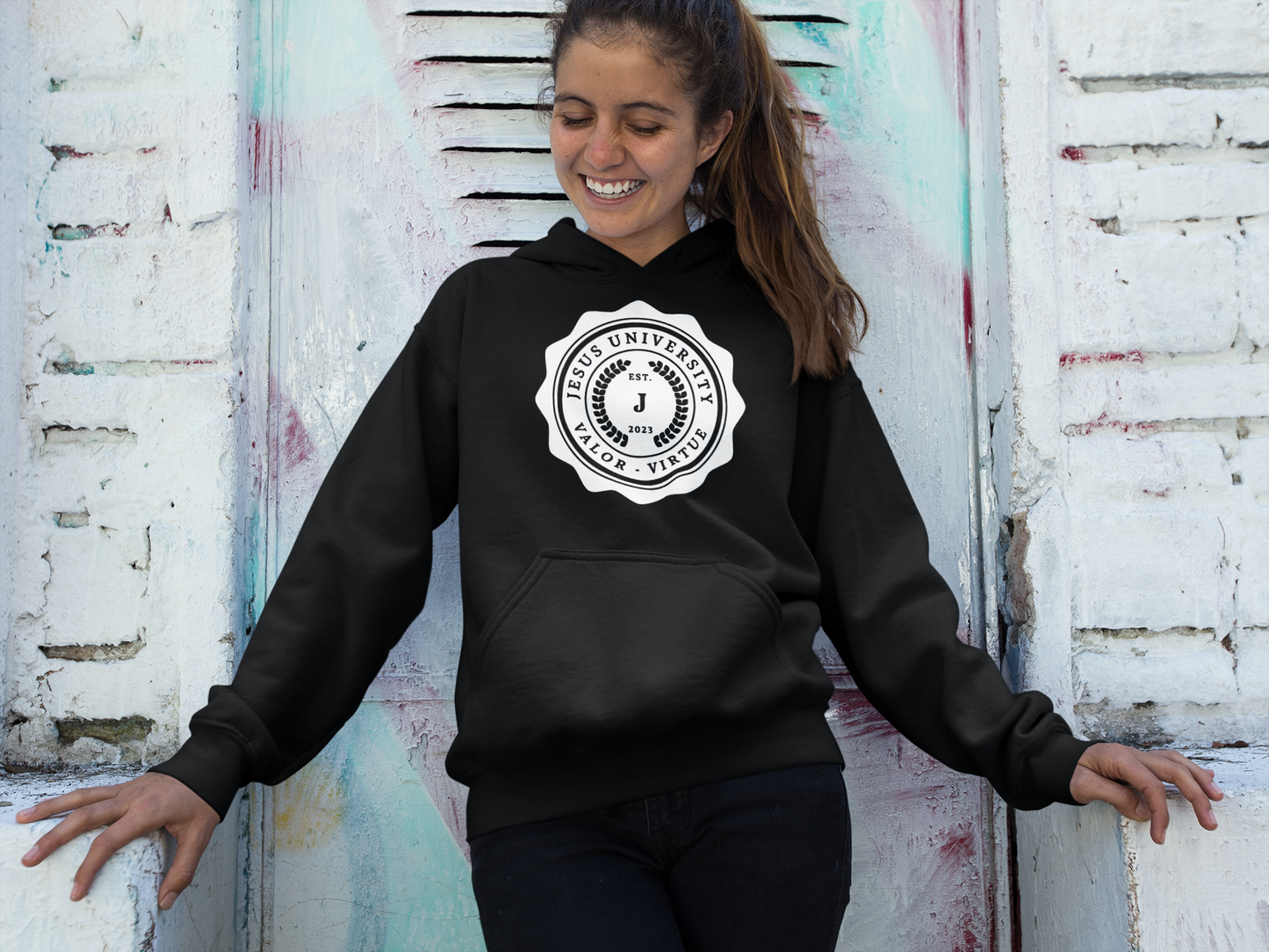 Jesus University JU Crest Hoodie