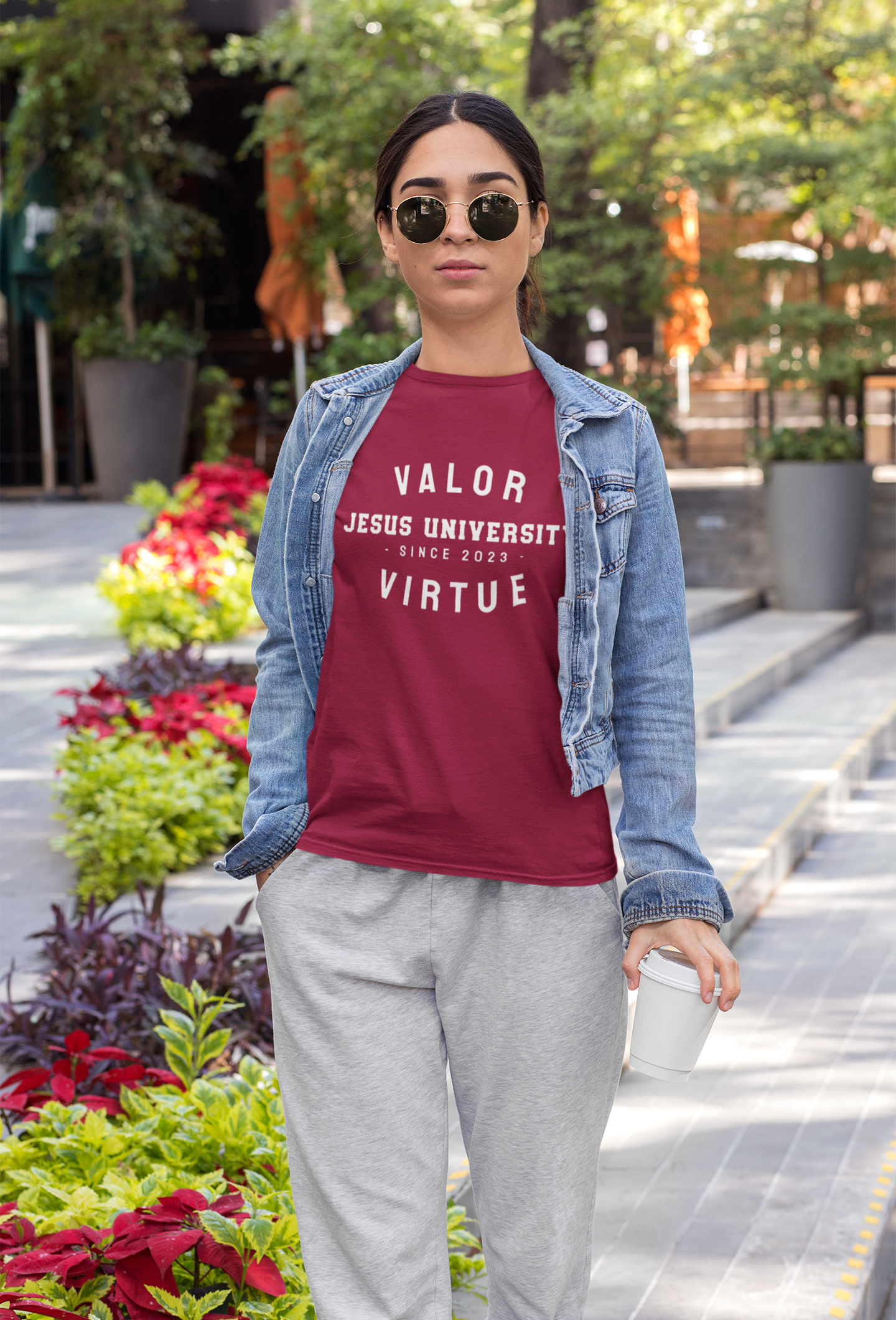 Jesus University JU VV Emblem Longsleeve T-Shirt
