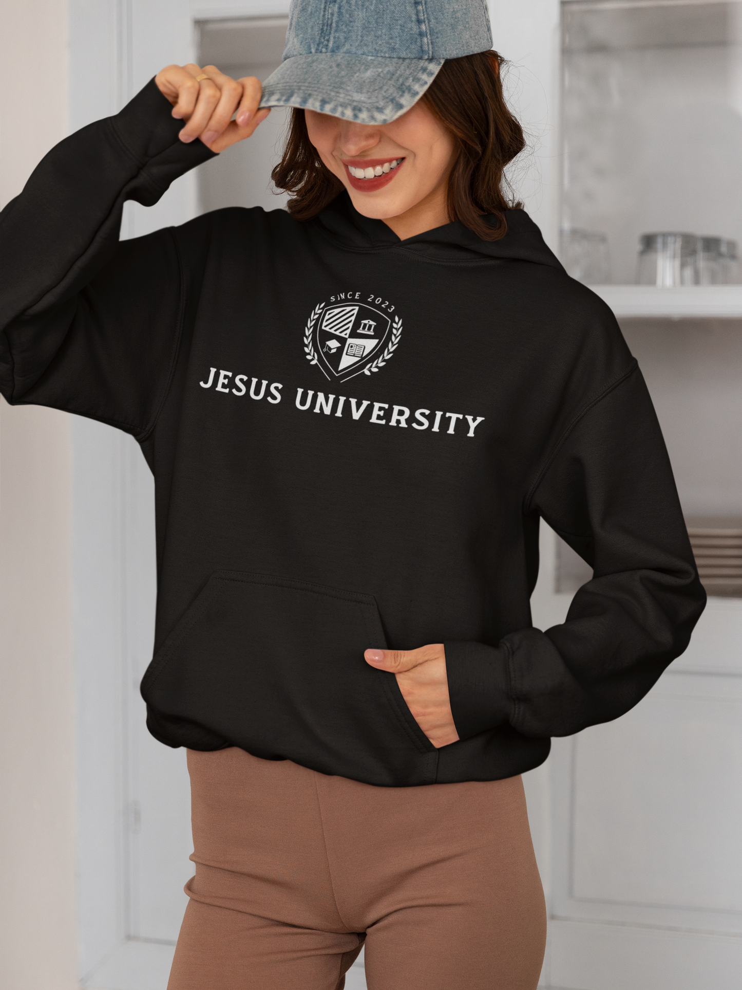 Jesus University JU Collegiate Emblem Hoodie