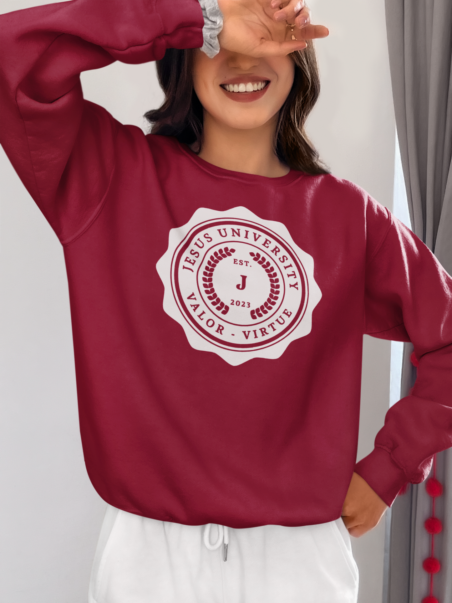 Jesus University JU VV Emblem Longsleeve T-Shirt