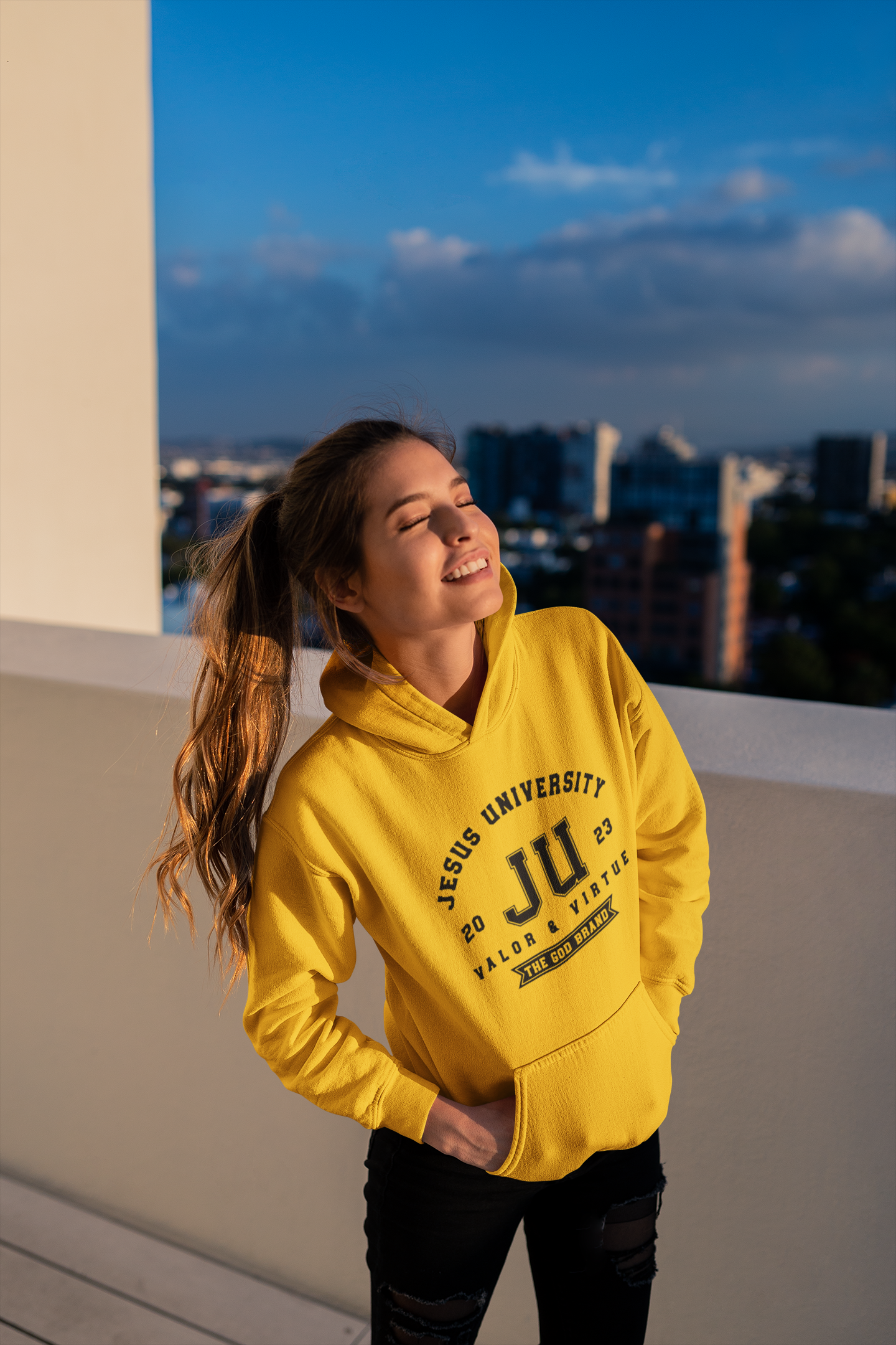 Jesus University JU VV Emblem Longsleeve T-Shirt