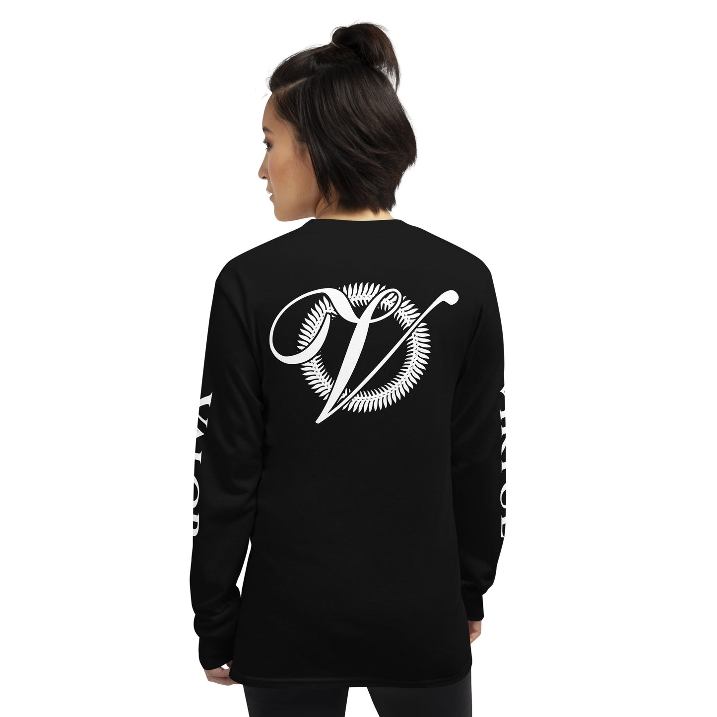 Valor & Virtue Long Sleeve Cursive V Unisex Tee