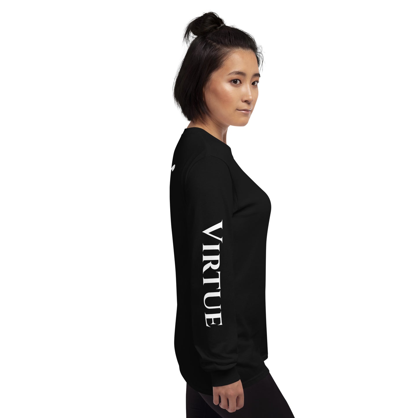 Valor & Virtue Long Sleeve Cursive V Unisex Tee