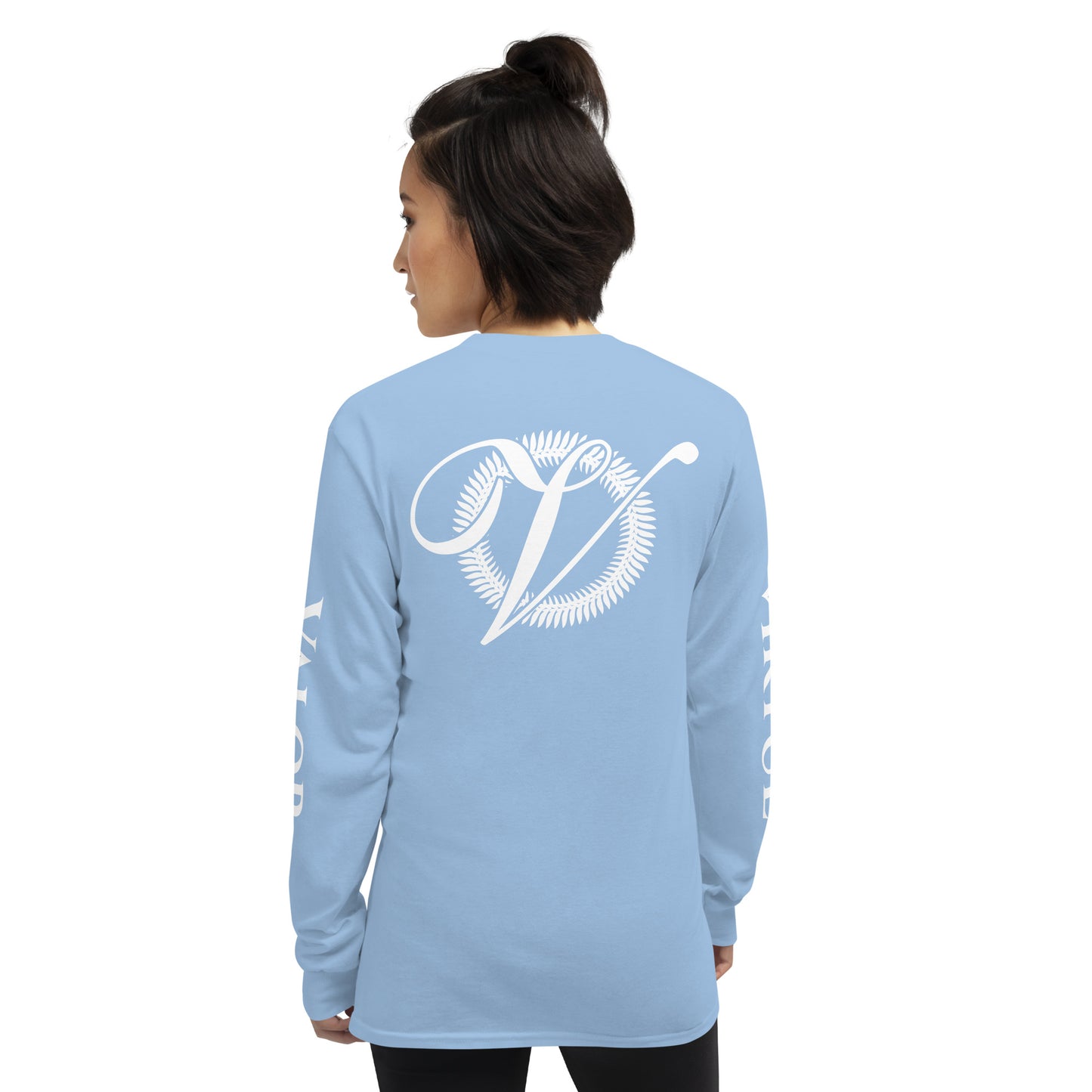 Valor & Virtue Long Sleeve Cursive V Unisex Tee