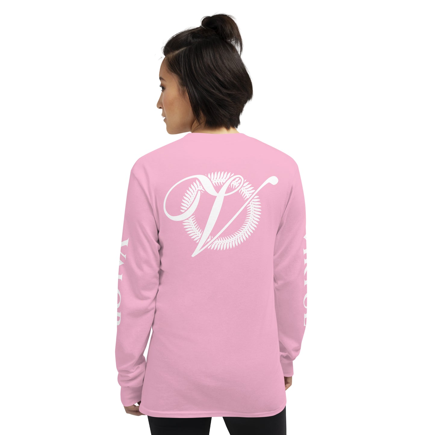 Valor & Virtue Long Sleeve Cursive V Unisex Tee
