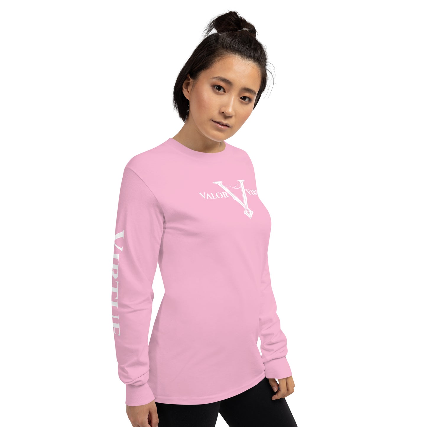 Valor & Virtue Long Sleeve Cursive V Unisex Tee