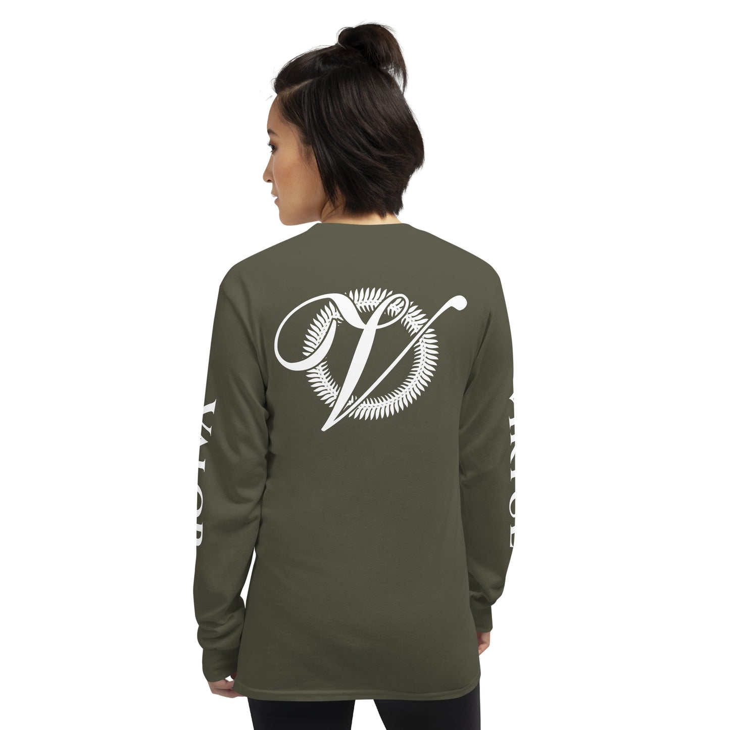 Valor & Virtue Long Sleeve Cursive V Unisex Tee