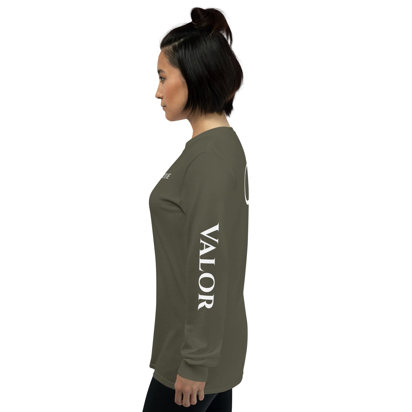 Valor & Virtue Long Sleeve Cursive V Unisex Tee