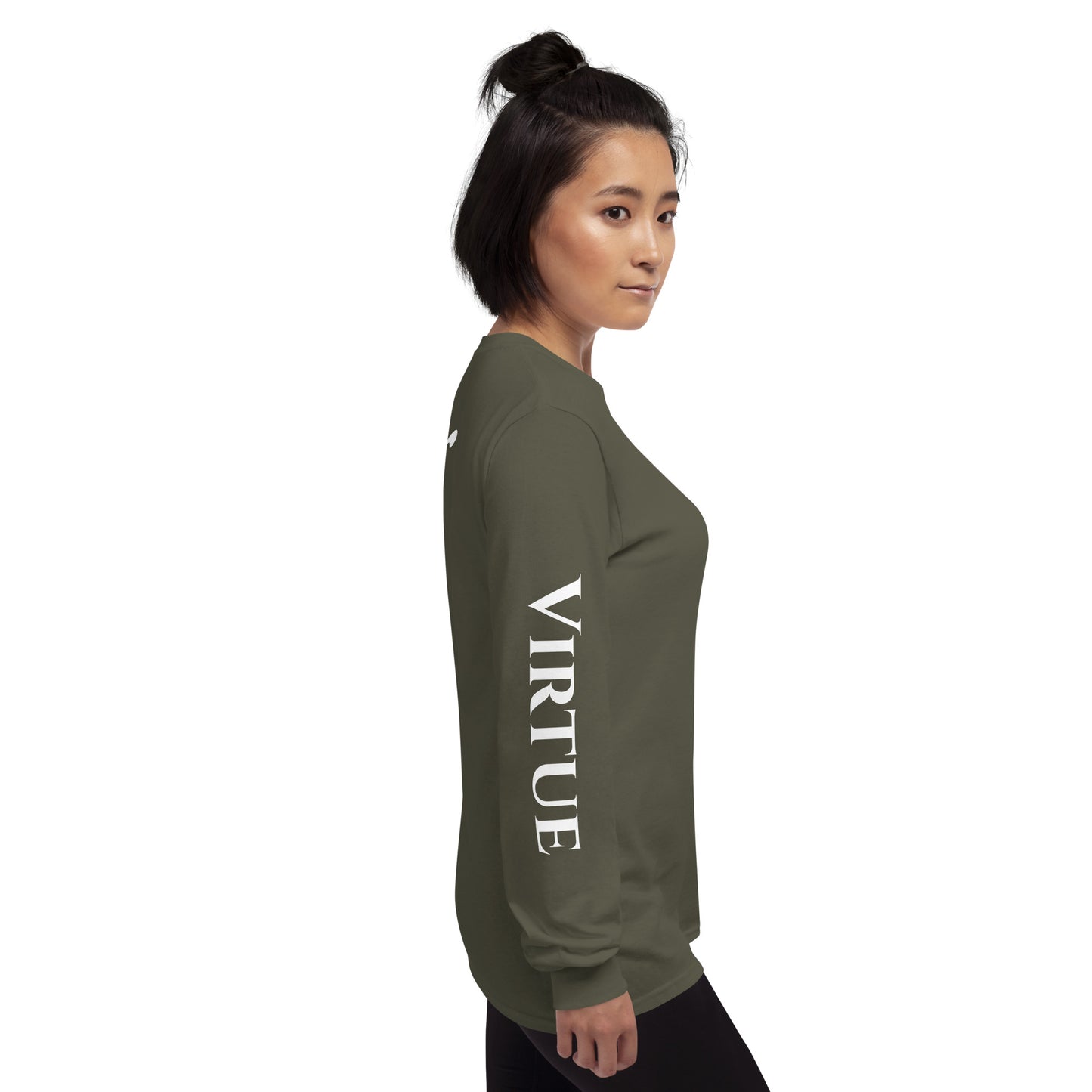 Valor & Virtue Long Sleeve Cursive V Unisex Tee