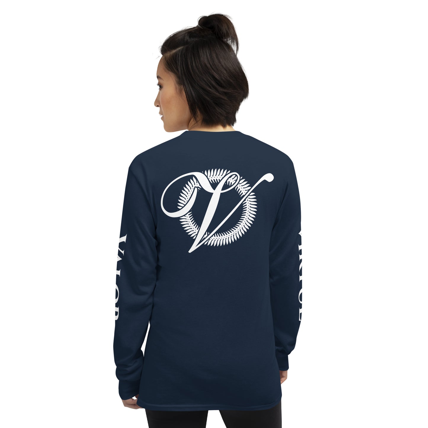 Valor & Virtue Long Sleeve Cursive V Unisex Tee