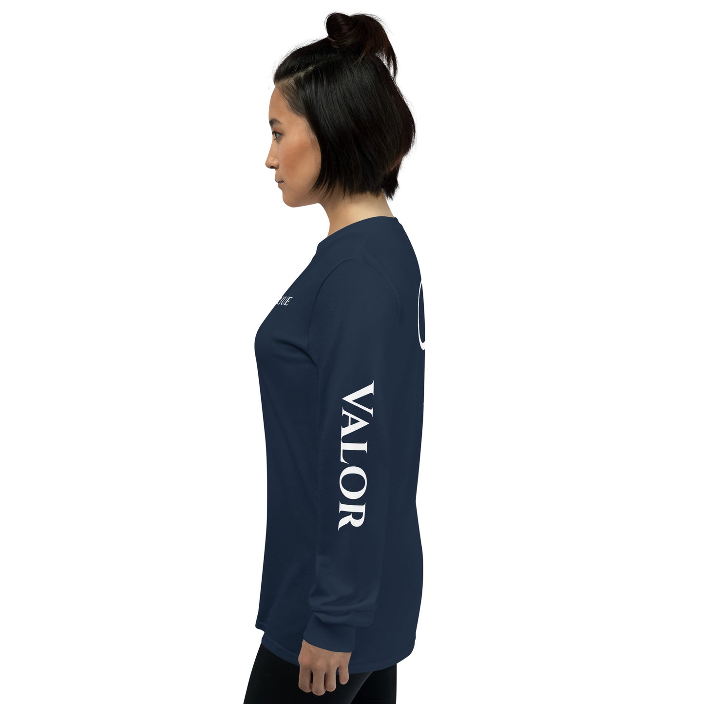 Valor & Virtue Long Sleeve Cursive V Unisex Tee