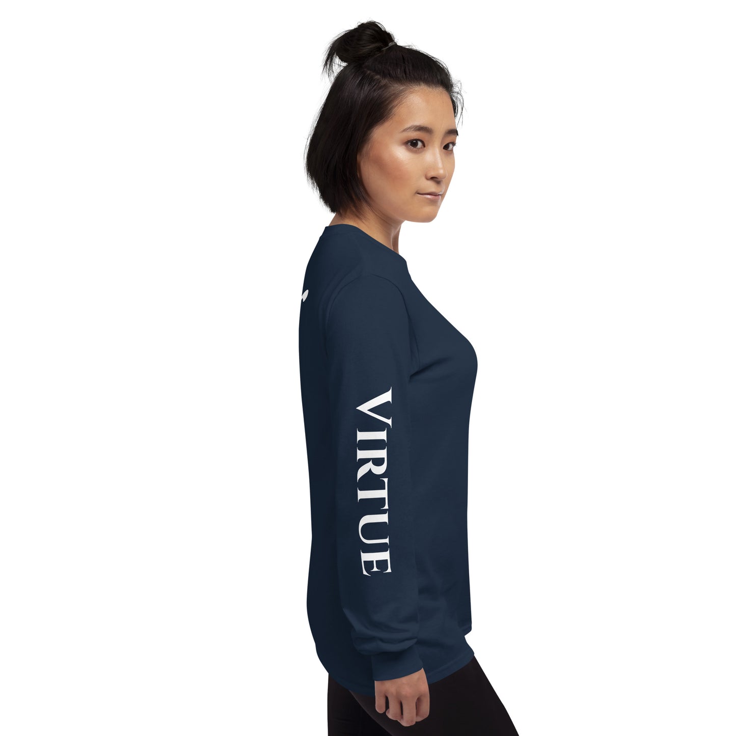 Valor & Virtue Long Sleeve Cursive V Unisex Tee