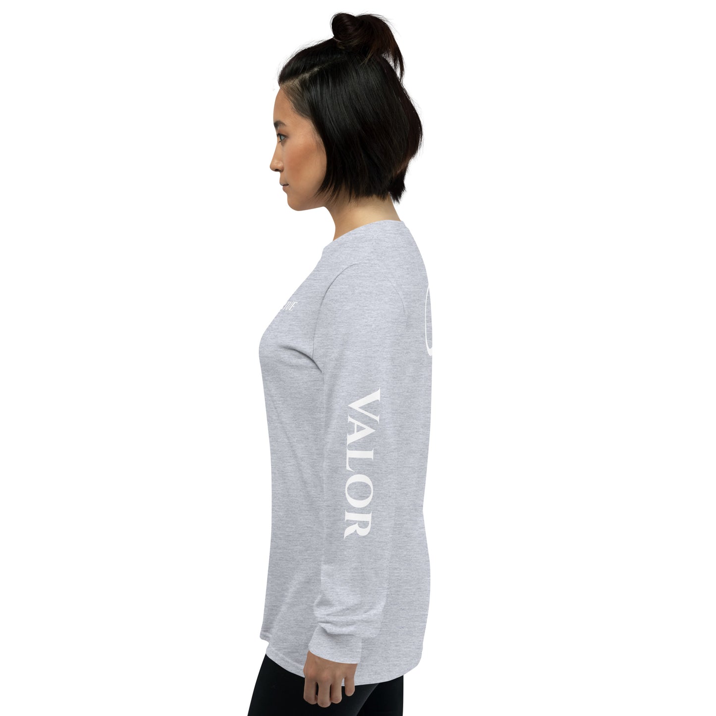 Valor & Virtue Long Sleeve Cursive V Unisex Tee