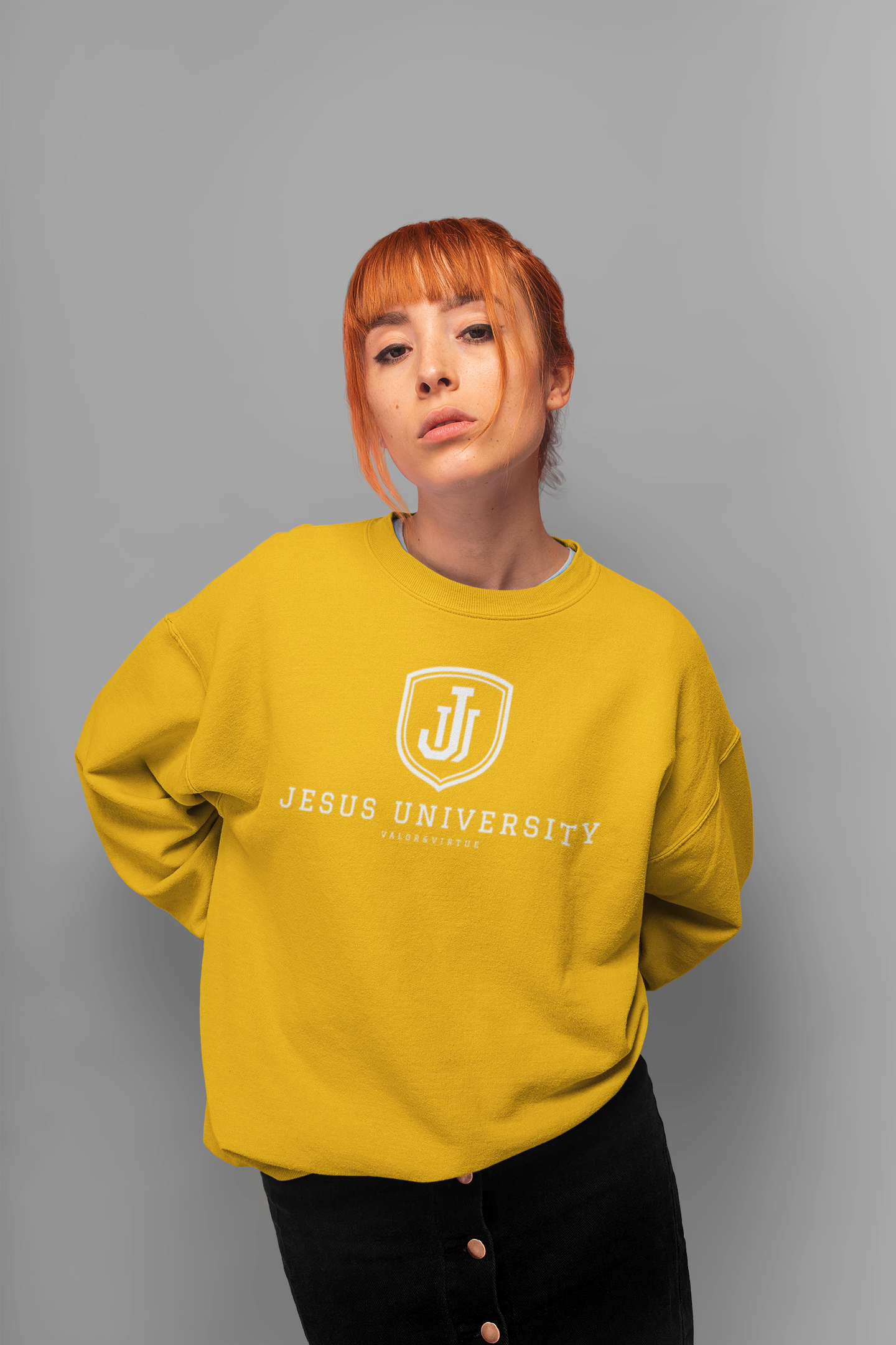 Jesus University Shield Logo Sweatshirt