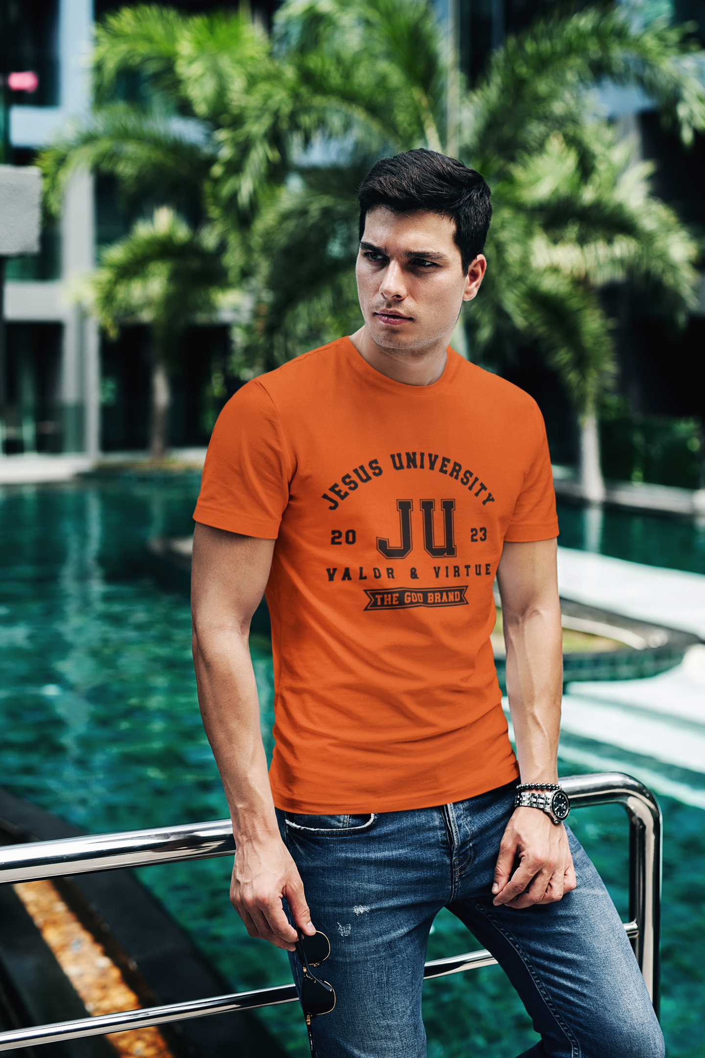 Jesus University JU VV Emblem Longsleeve T-Shirt