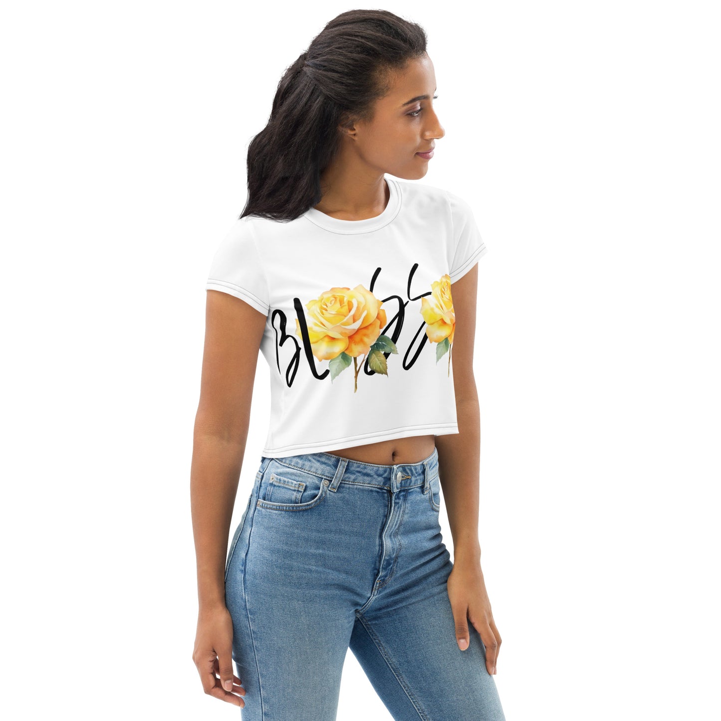 Valor & Virtue Blossom Crop Tee