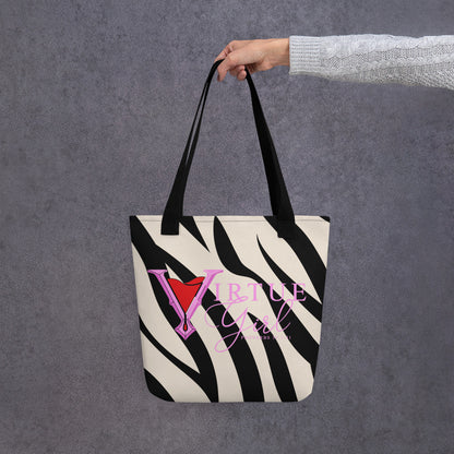 Valor & Virtue Tote Bag Pink