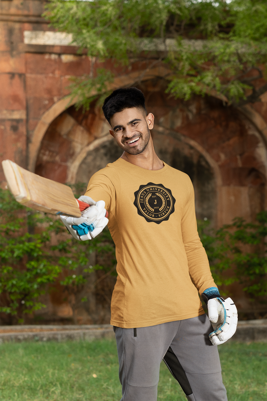 Jesus University JU Crest Longsleeve Black Logo T-Shirt
