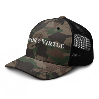 Valor & Virtue Camouflage Trucker Hat