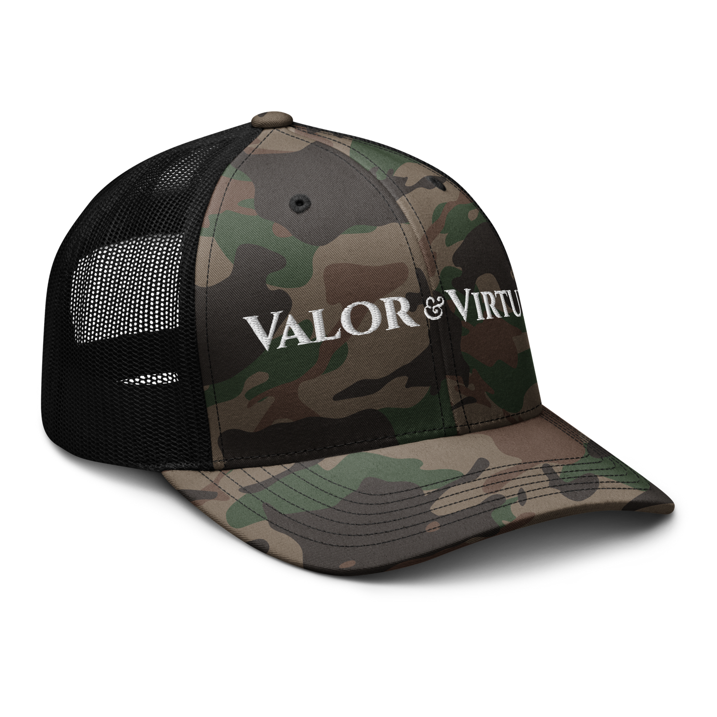 Valor & Virtue Camouflage Trucker Hat