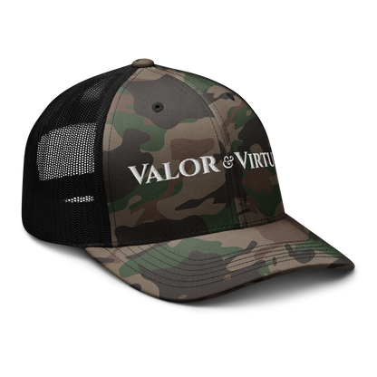 Valor & Virtue Camouflage Trucker Hat