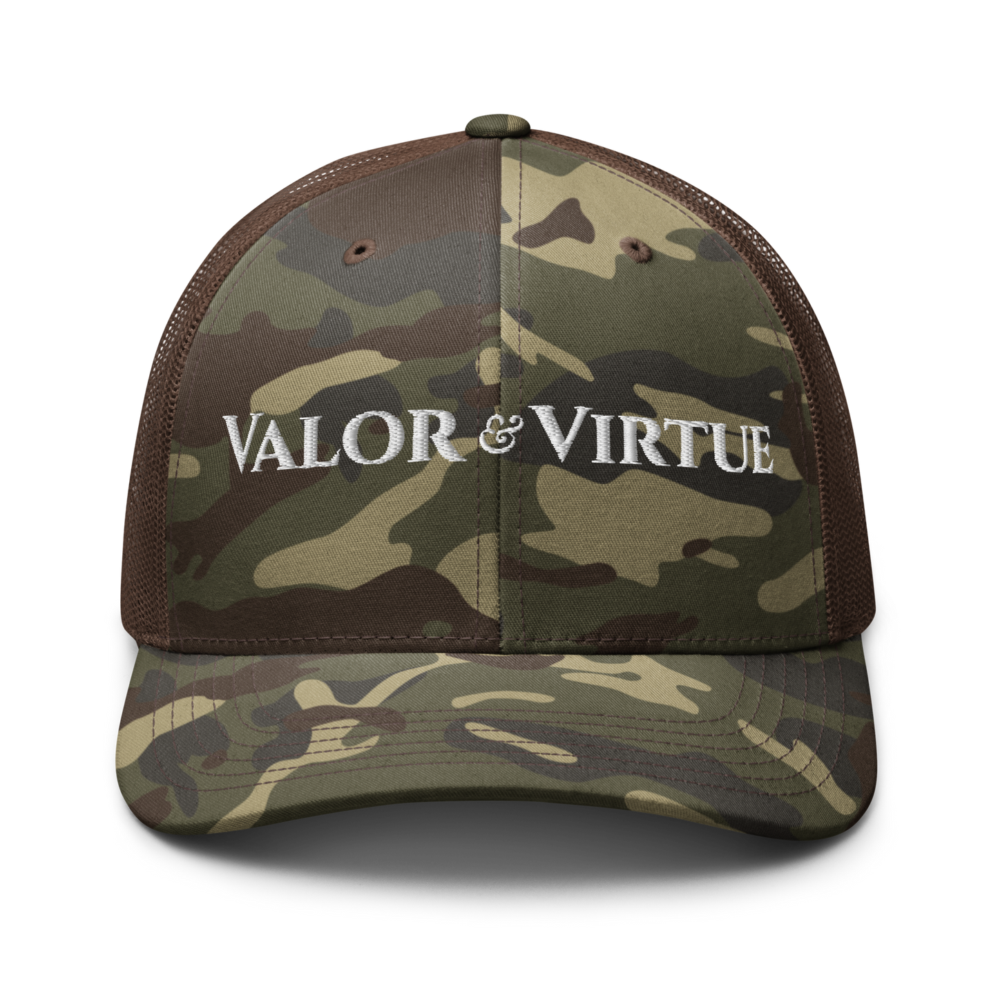 Valor & Virtue Camouflage Trucker Hat