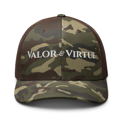 Valor & Virtue Camouflage Trucker Hat