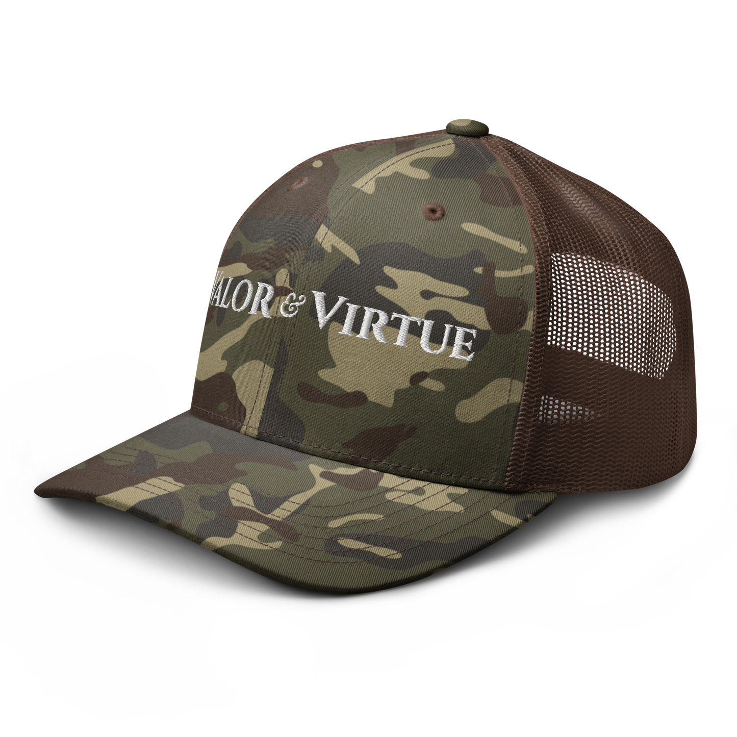 Valor & Virtue Camouflage Trucker Hat