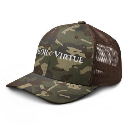 Valor & Virtue Camouflage Trucker Hat