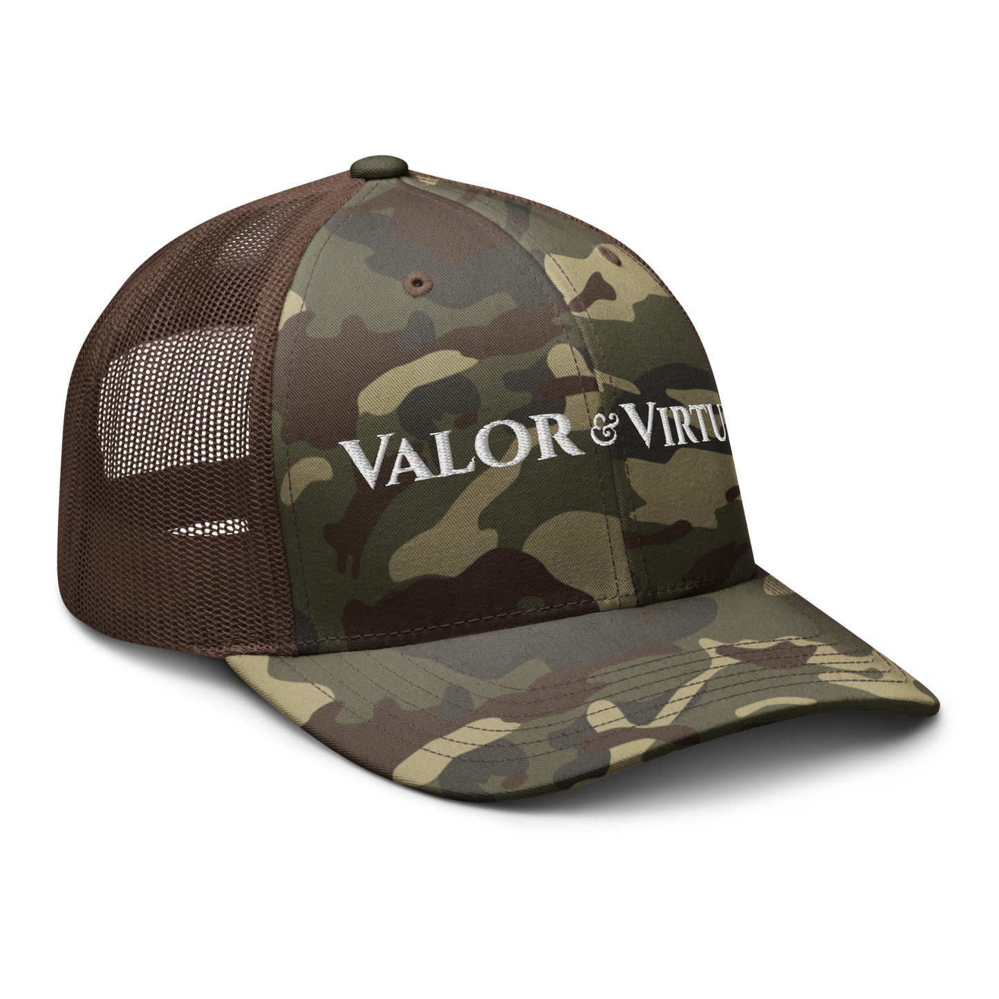 Valor & Virtue Camouflage Trucker Hat