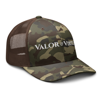 Valor & Virtue Camouflage Trucker Hat