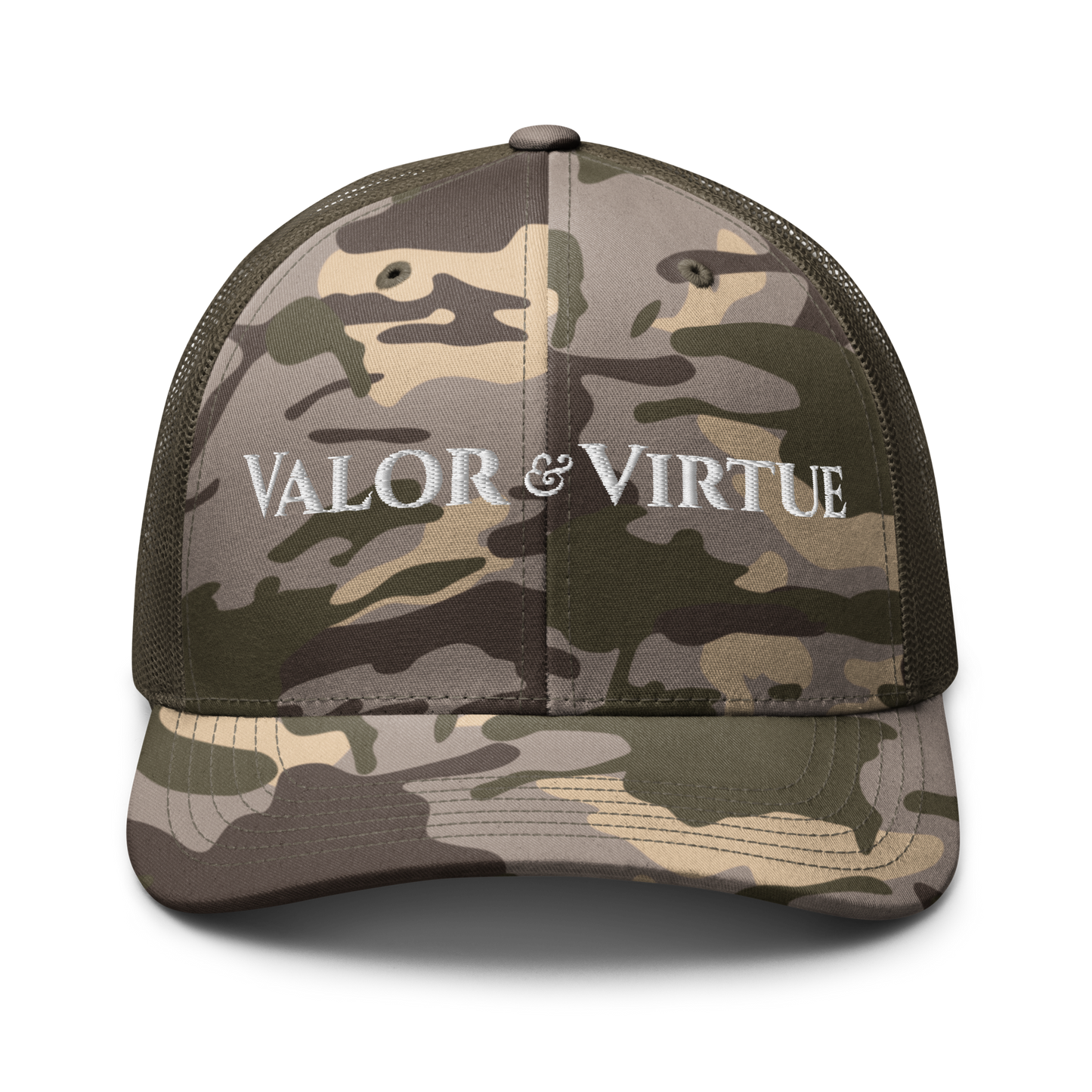 Valor & Virtue Camouflage Trucker Hat