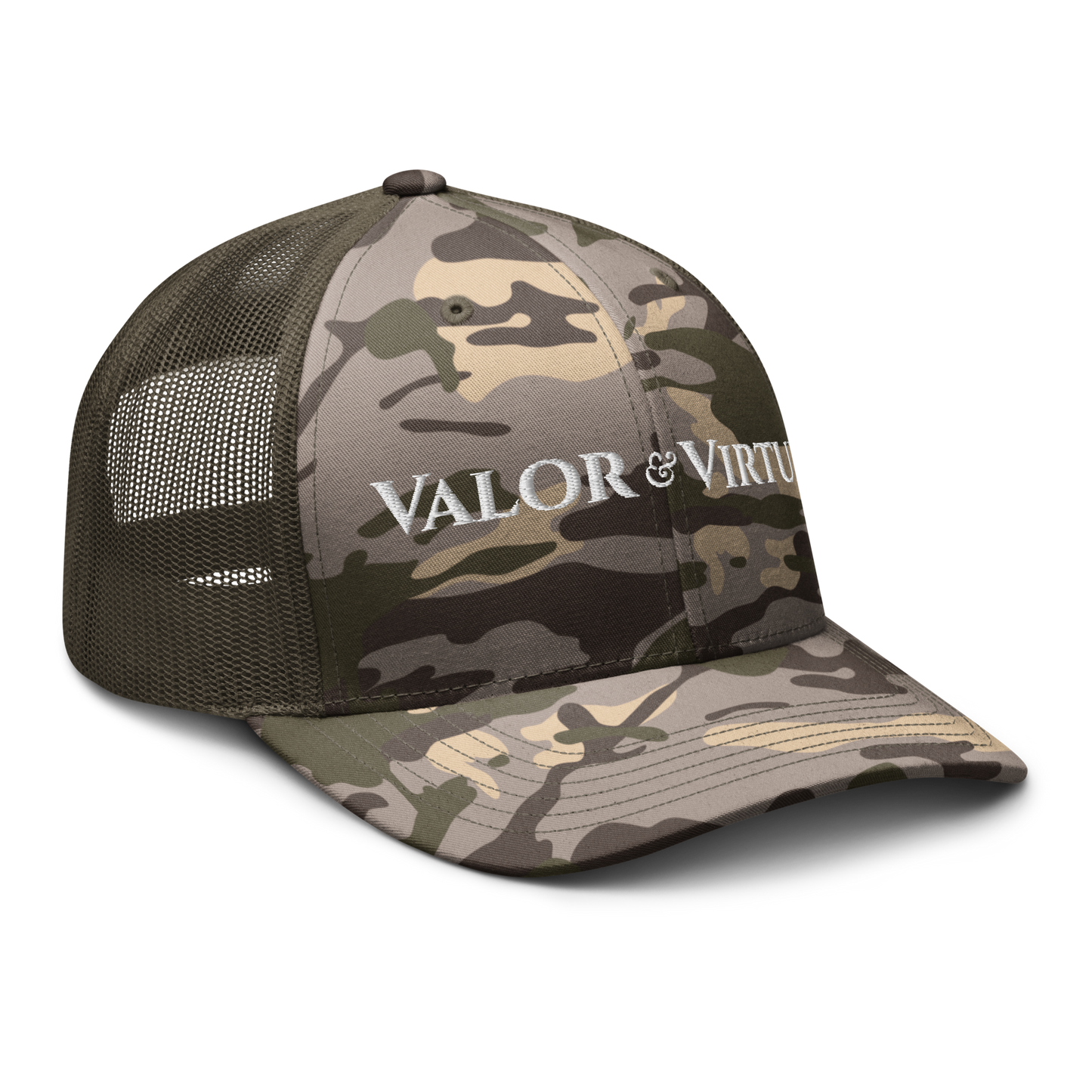 Valor & Virtue Camouflage Trucker Hat