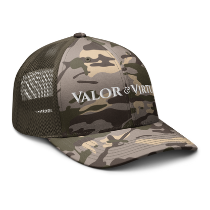 Valor & Virtue Camouflage Trucker Hat