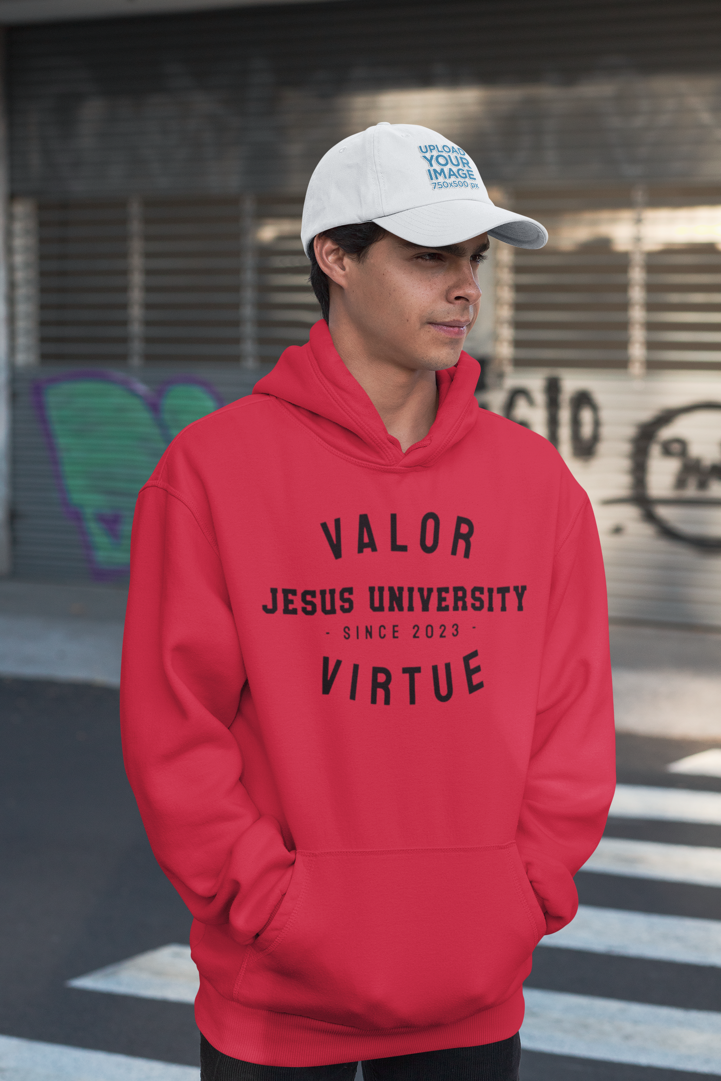 Jesus University JU Since 2023 Black Logo Hoodie