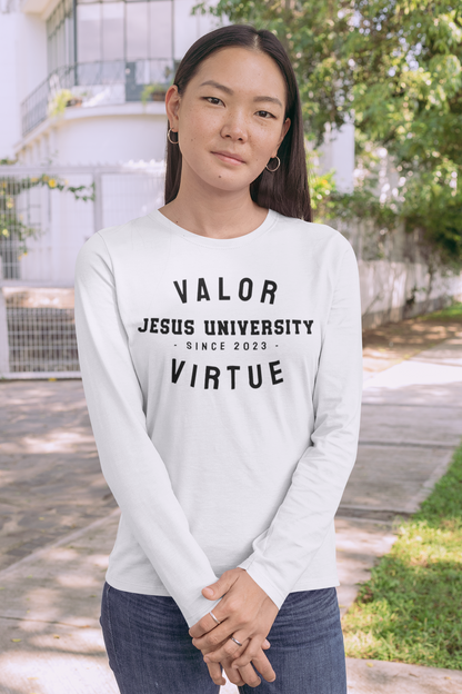 Jesus University JU Since 2023 Longsleeve Black Logo T-Shirt