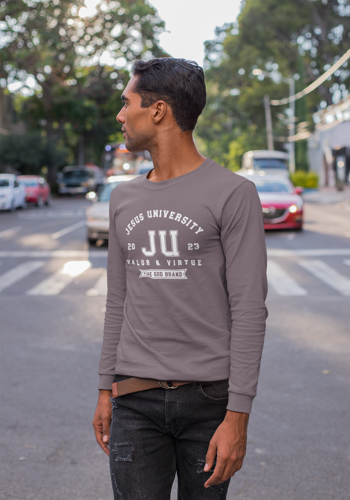 Jesus University JU The God Brand Longsleeve T-Shirt