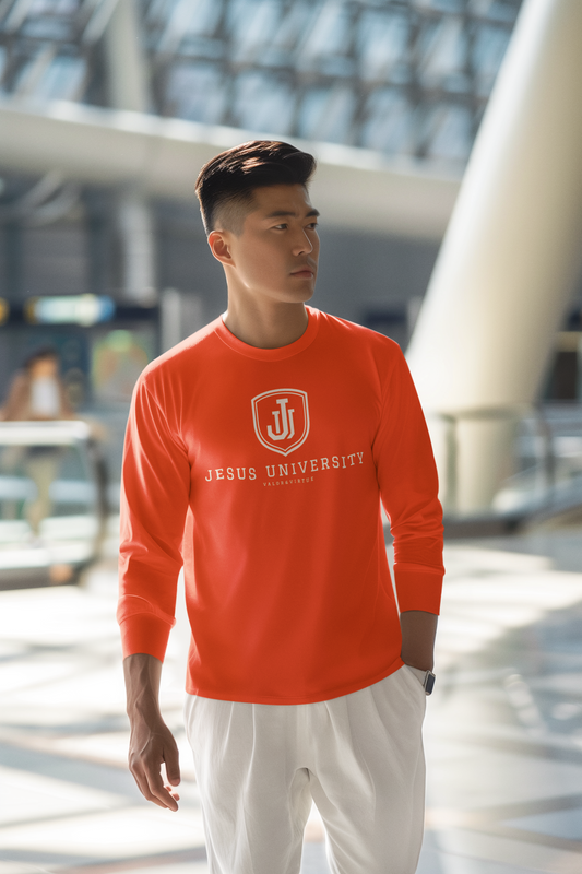 Jesus University Shield Logo Long Sleeve T-Shirt