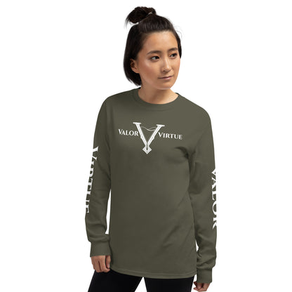 Valor & Virtue Long Sleeve Logo Unisex Tee V2