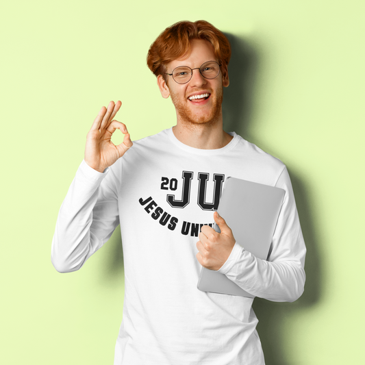 Jesus University JU 2023 Longsleeve Black Logo T-Shirt