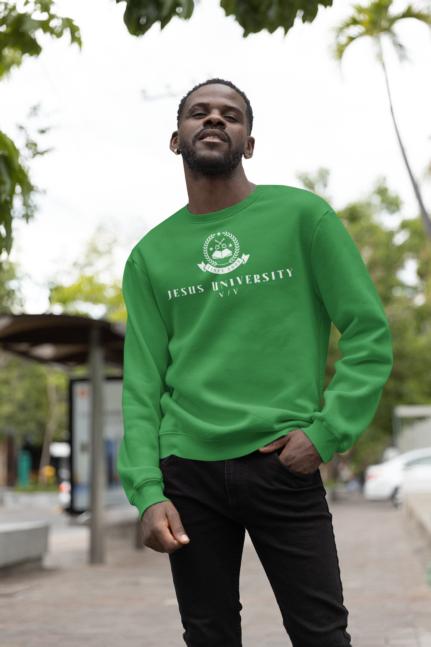 Jesus University JU VV Emblem Sweatshirt