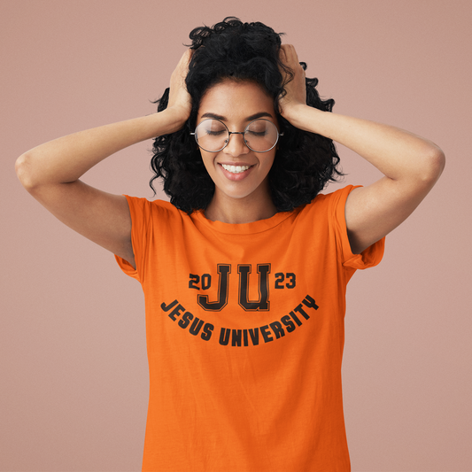 Jesus University JU 2023 Black Logo T-Shirt
