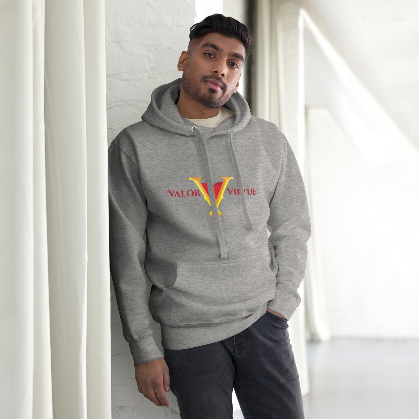 Valor & Virtue Unisex Rose Hoodie