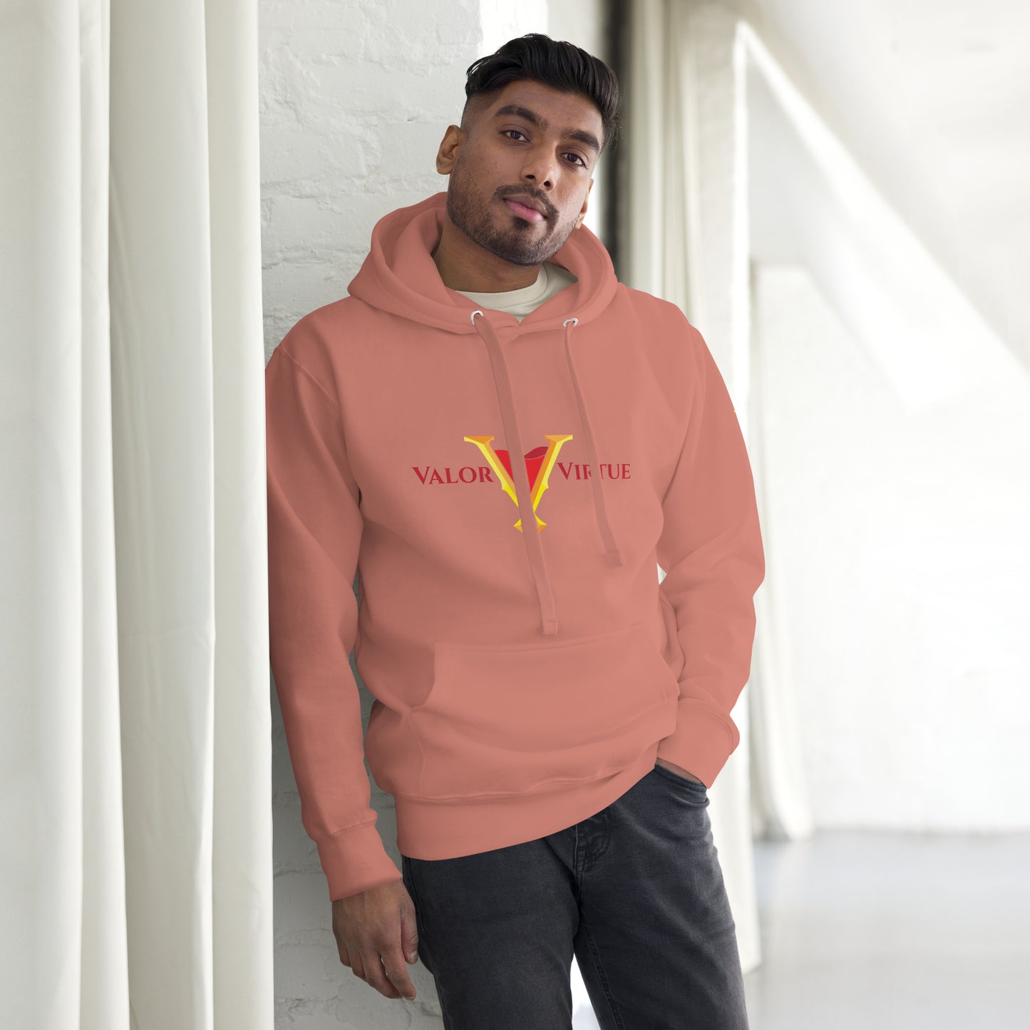 Valor & Virtue Unisex Rose Hoodie