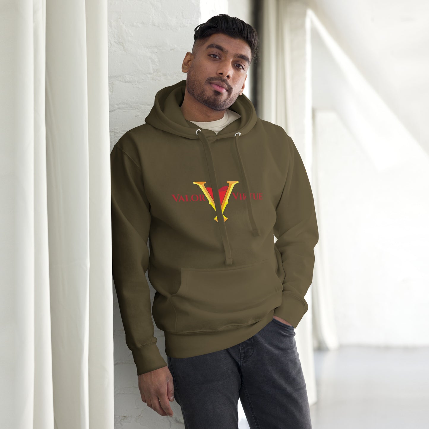 Valor & Virtue Unisex Rose Hoodie