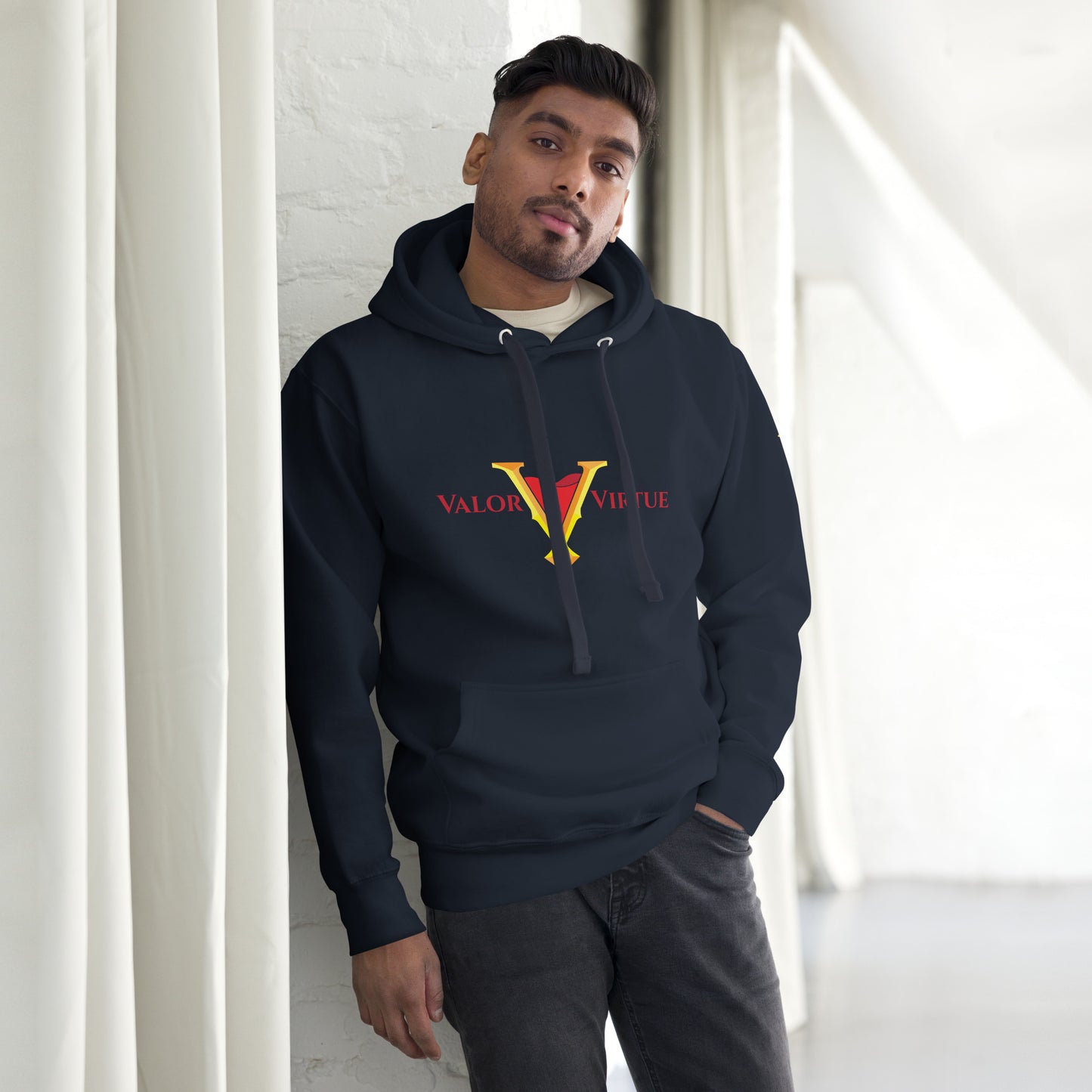 Valor & Virtue Unisex Rose Hoodie