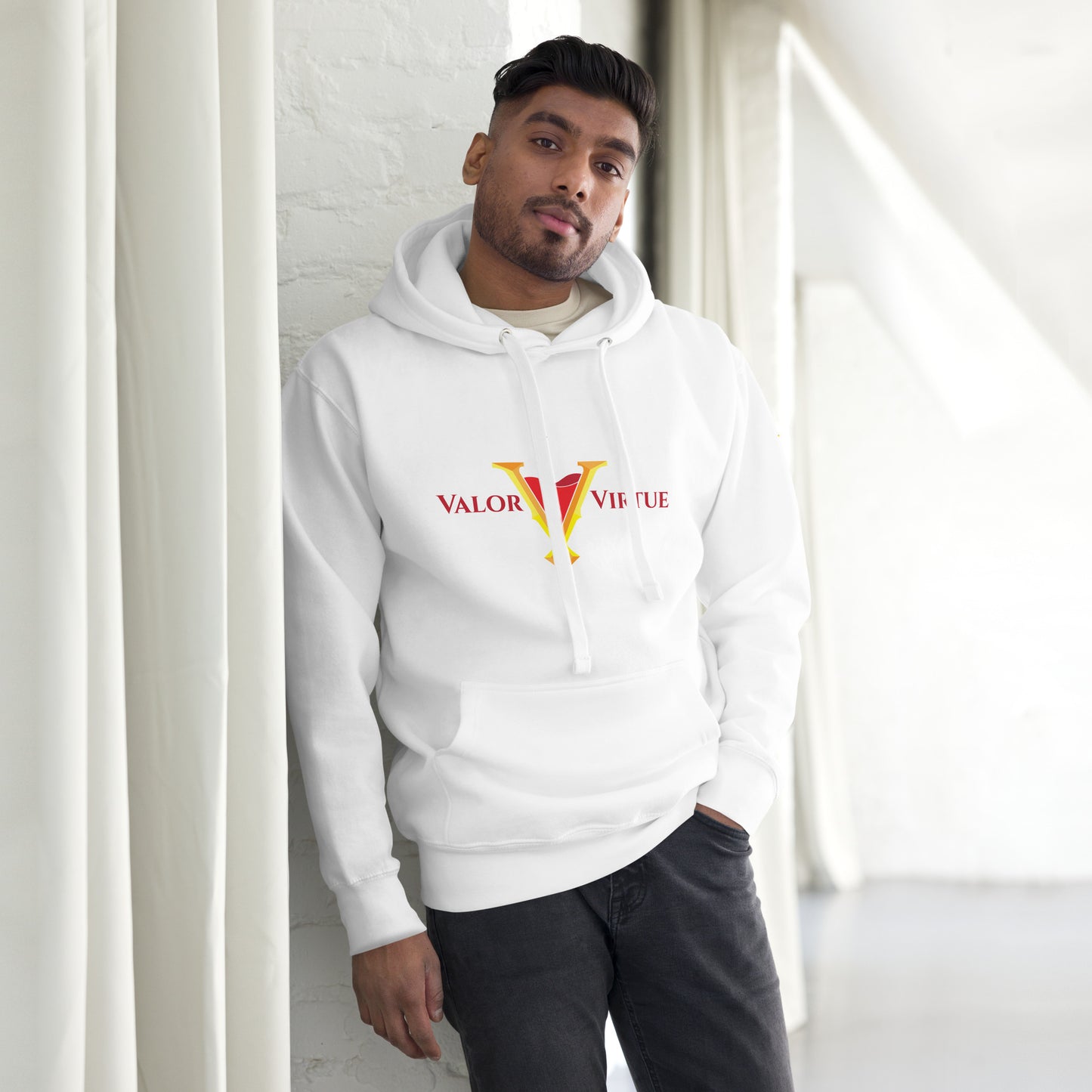 Valor & Virtue Unisex Rose Hoodie