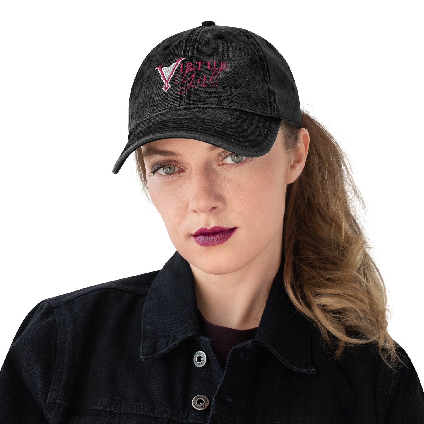 Virtue Girl Vintage Cotton Twill Cap