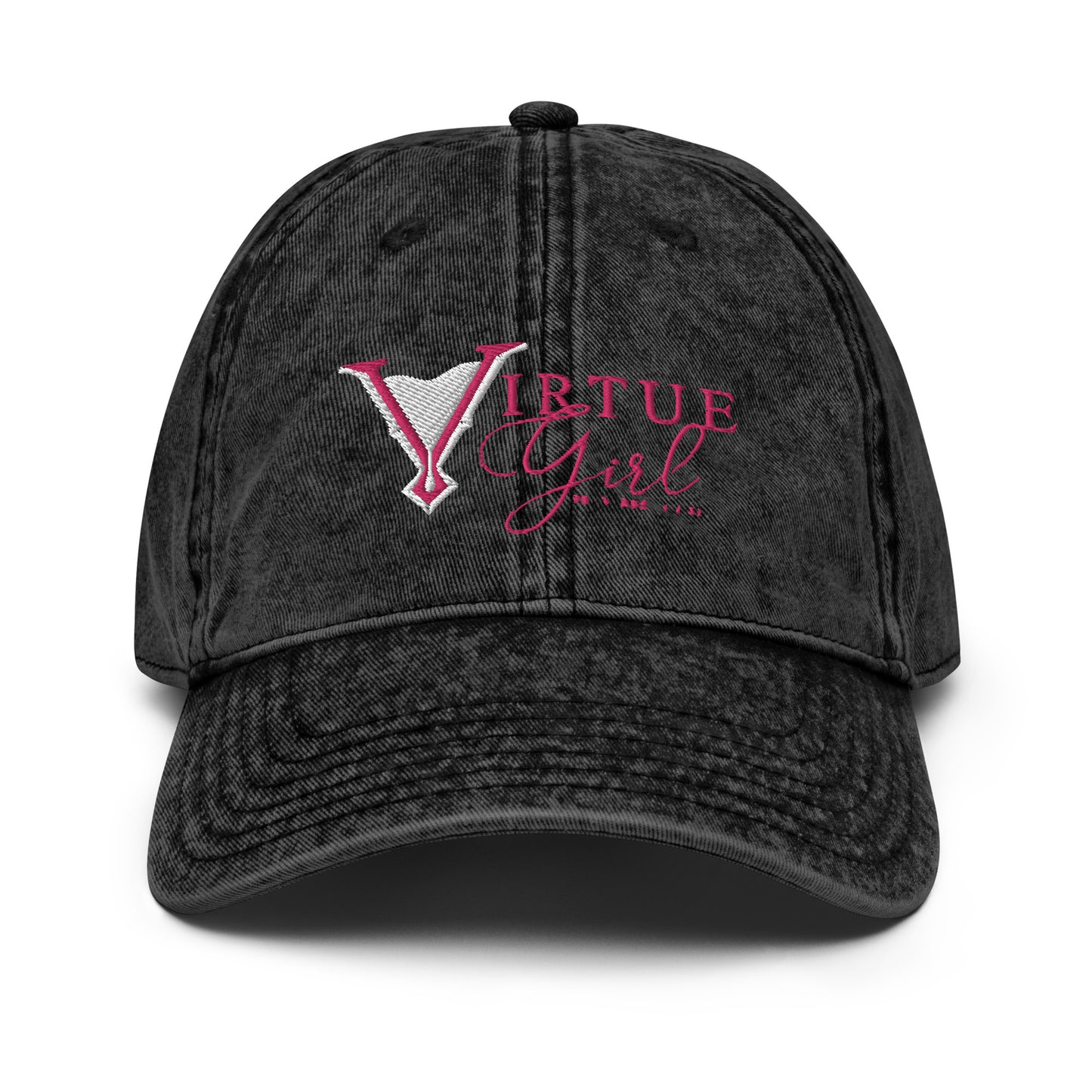 Virtue Girl Vintage Cotton Twill Cap