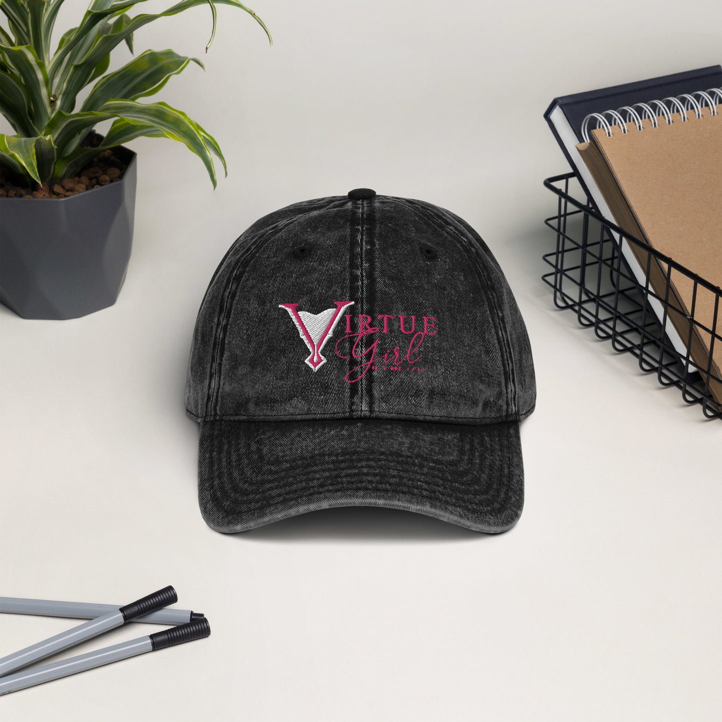 Virtue Girl Vintage Cotton Twill Cap